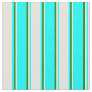 Cyan, hellgelb und grüne farbige Linien Stoff