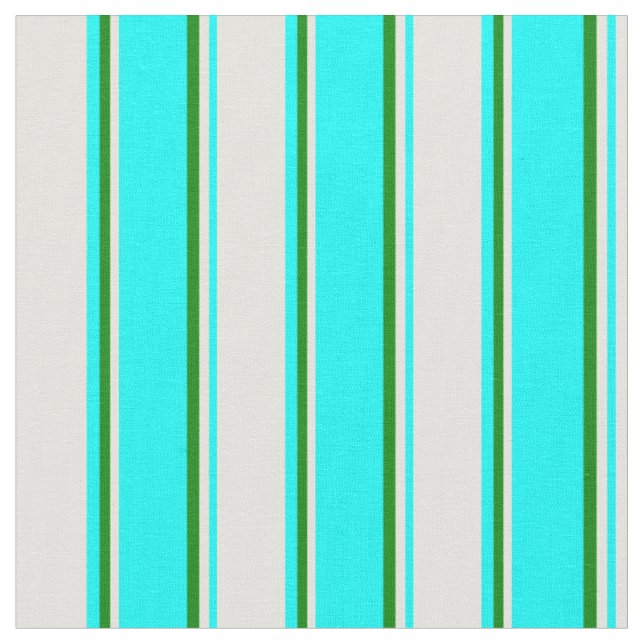 Cyan, hellgelb und grüne farbige Linien Stoff (Nahaufnahme)