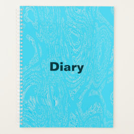 Cyan Ice Spiral Notebook Planer