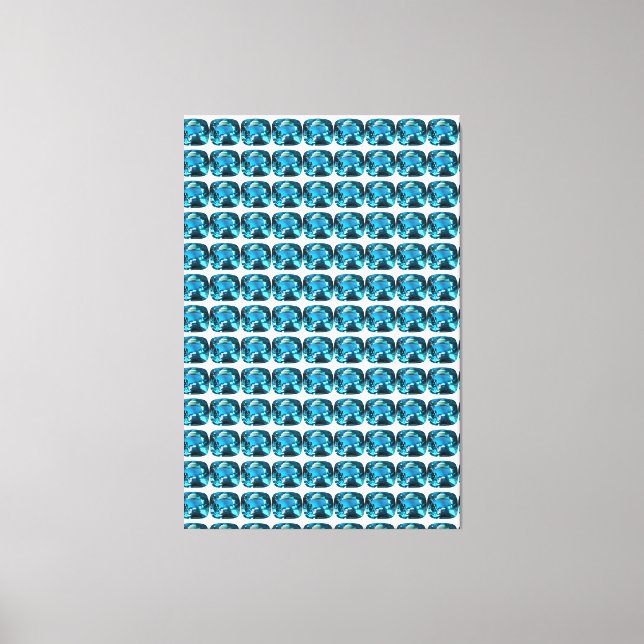 Cyan Leinwanddruck (Vorderseite)