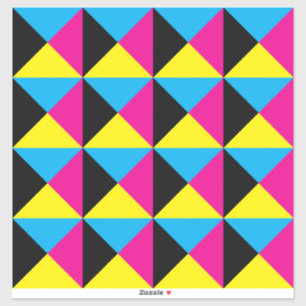 Cyan Magenta Aufkleber