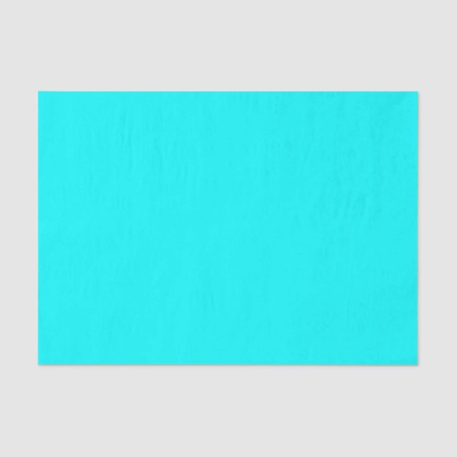 Cyan Seidenpapier (Vorderseite)