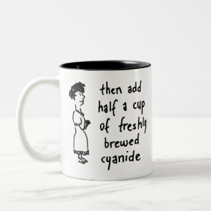 Cyanidtee Zweifarbige Tasse