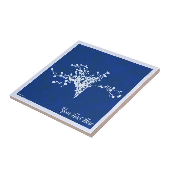 Cyano-Druck-Beeren Fliese (Seite)