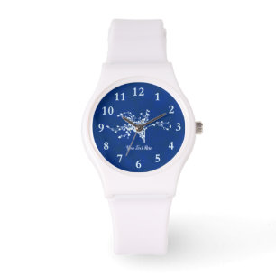 Cyano Print Berries Armbanduhr