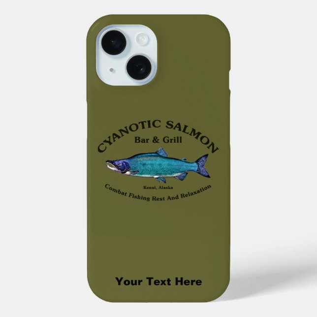 Cyanotic Lachs Bar & Grill Case-Mate iPhone Hülle (Rückseite)