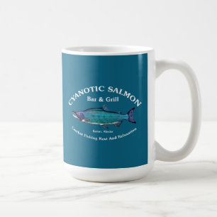 Cyanotic Lachs Bar & Grill Kaffeetasse