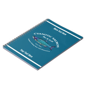 Cyanotic Lachs Bar & Grill Notizblock