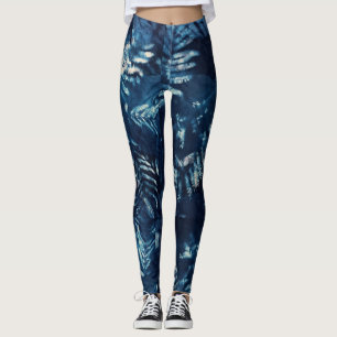Cyanotypische Leggings