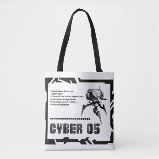 Cyber 05 Mech Robot Design Tasche