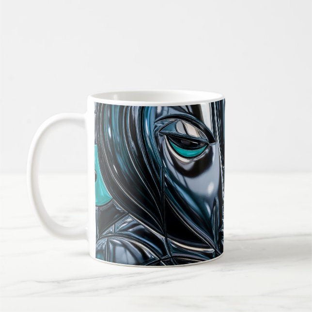 Cyber Abstract Coffee Kaffeetasse (Links)