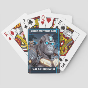 Cyber Ape Yacht Club - Silverback Spielkarten
