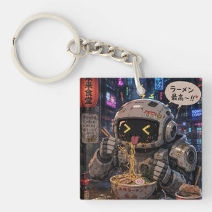 Cyber Bites – Roboter-Ramen-Nacht Schlüsselanhänger