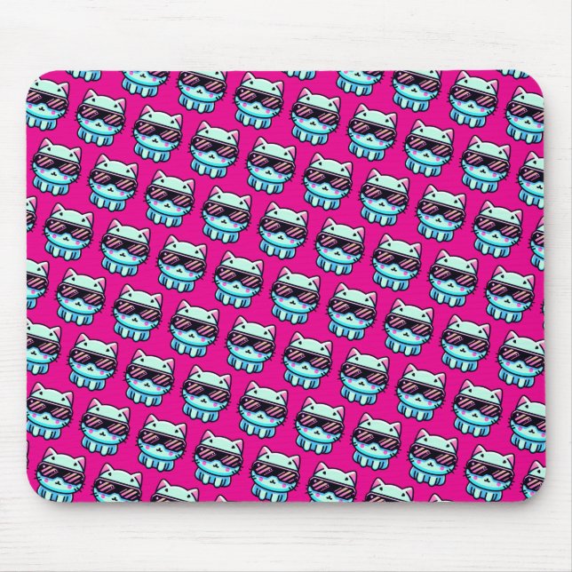 Cyber Cat Mousepad (Vorne)