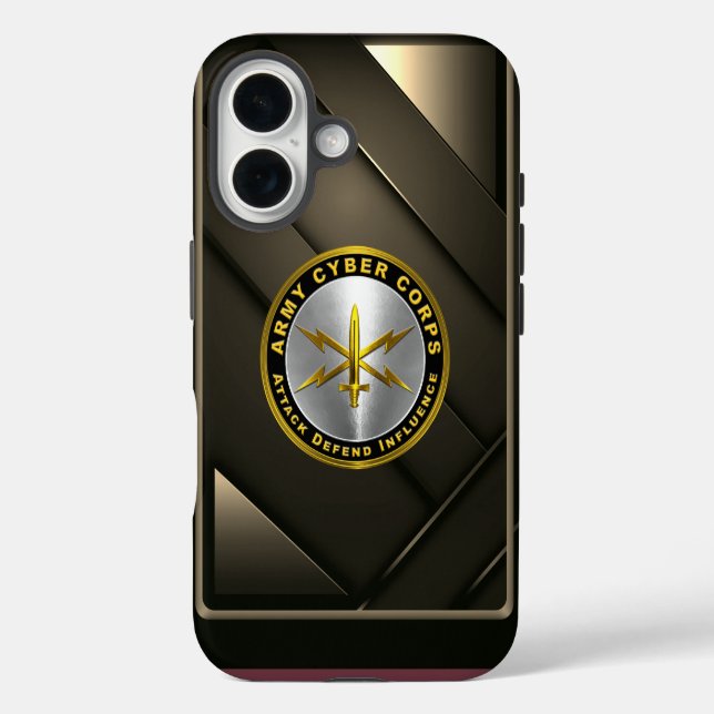 Cyber Corps iPhone 16 Hülle (Rückseite)