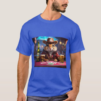 Cyber Cowboy Chipmunk in der Prismatischen Pyramid T-Shirt