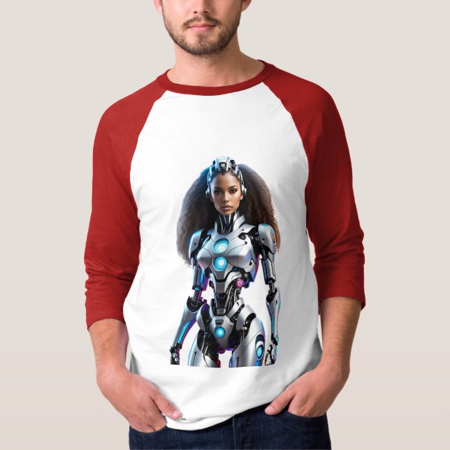 Cyber Diva: Die Zukunft ist weiblich T-Shirt (Vorderseite)