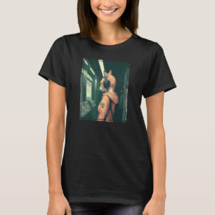 Cyber Futuristische Tech-Katze in der Tokioter U-B T-Shirt