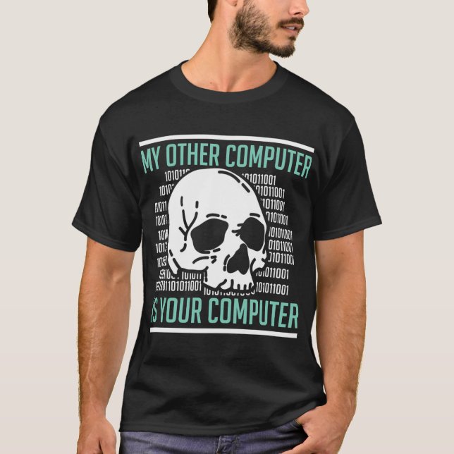 Cyber Hacker Computer Security Experte Cybersecuri T-Shirt (Vorderseite)