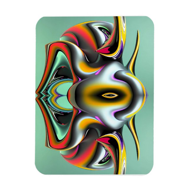 Cyber-Hotdish - Ken Gage Fine Art Magnet (Vertikal)