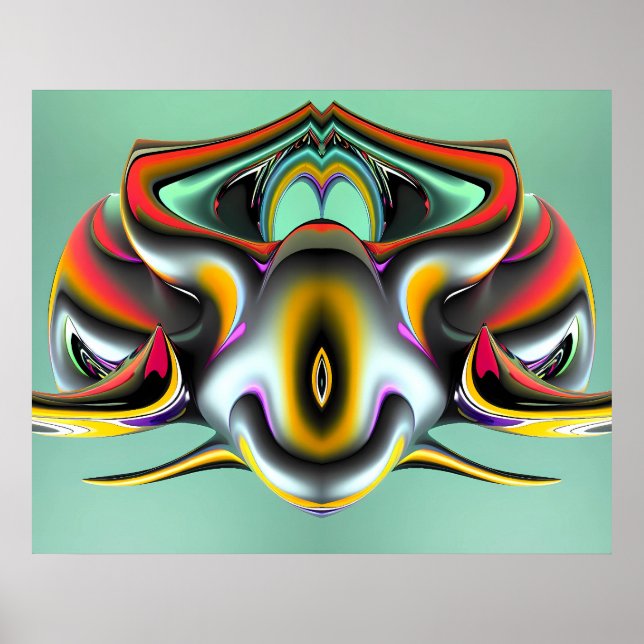 Cyber-Hotdish - Ken Gage Fine Art Poster (Vorne)