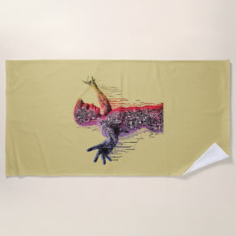 Cyber Human Strandtuch