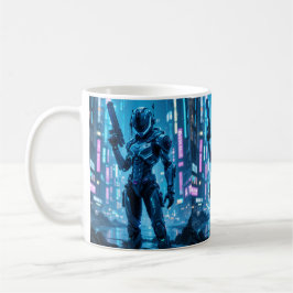 Cyber Hunter - Neon Guardian - neues Trekking Kaffeetasse