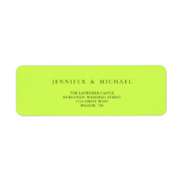 Cyber Lime Jet Black Weds Wedding mowing address