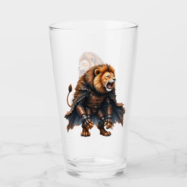 Cyber Lion of the Wastelands  Glas (Vorderseite)