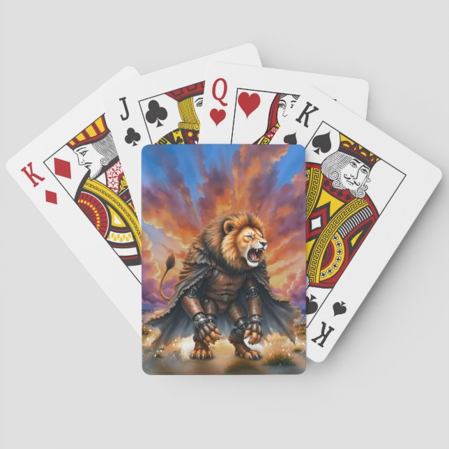 Cyber Lion of the Wastelands  Spielkarten (Rückseite)