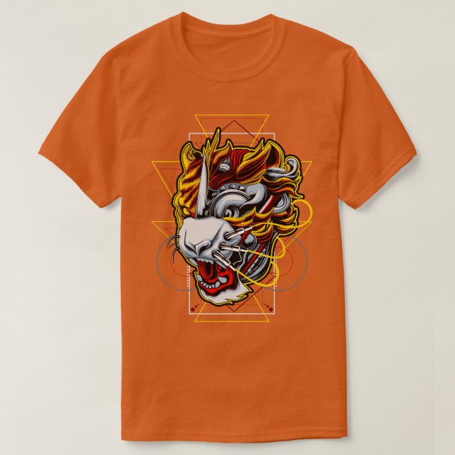 Cyber Lion T-Shirt (Design vorne)
