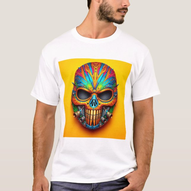 Cyber-Masken T-Shirt (Vorderseite)