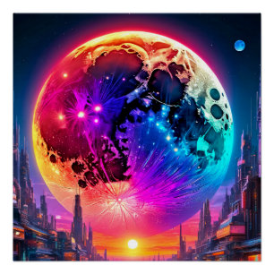 Cyber Mond Poster