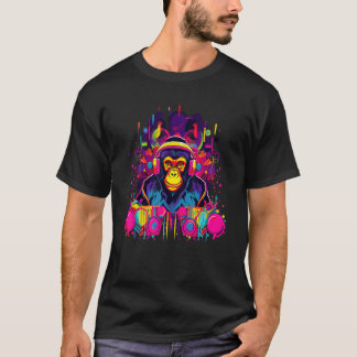 Cyber Moneky DJ Rave Music Festival T-Shirt