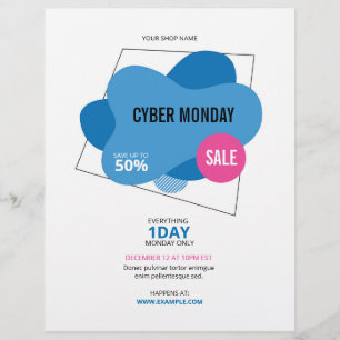 Cyber Montag Flyer