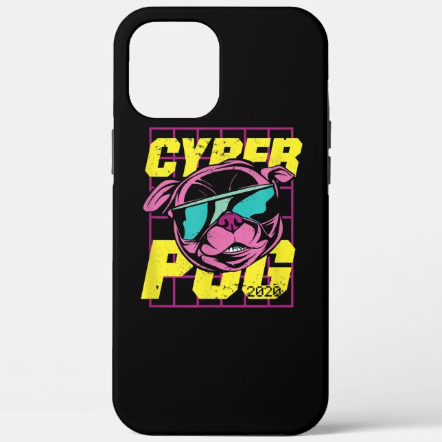Cyber-Mops | Cooler Mops Hund Case-Mate iPhone Hülle (Rückseite)