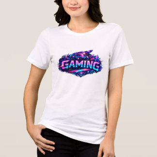 Cyber Neon Pro Gamer - Futuristisches Esports-Gami Tri-Blend Shirt