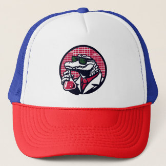 Cyber News Gator Trucker Hat Truckerkappe