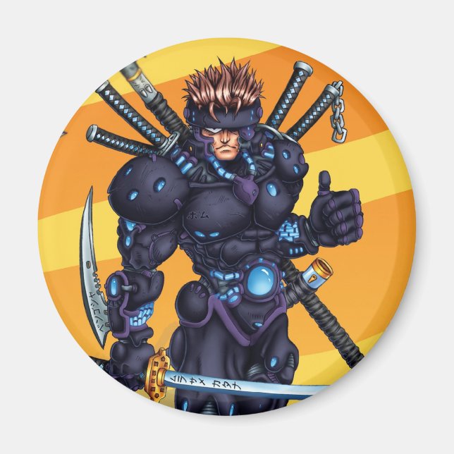 Cyber Ninja Magnet (Vorne)