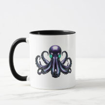 Cyber Octopus - Futuristische Meereskreatur