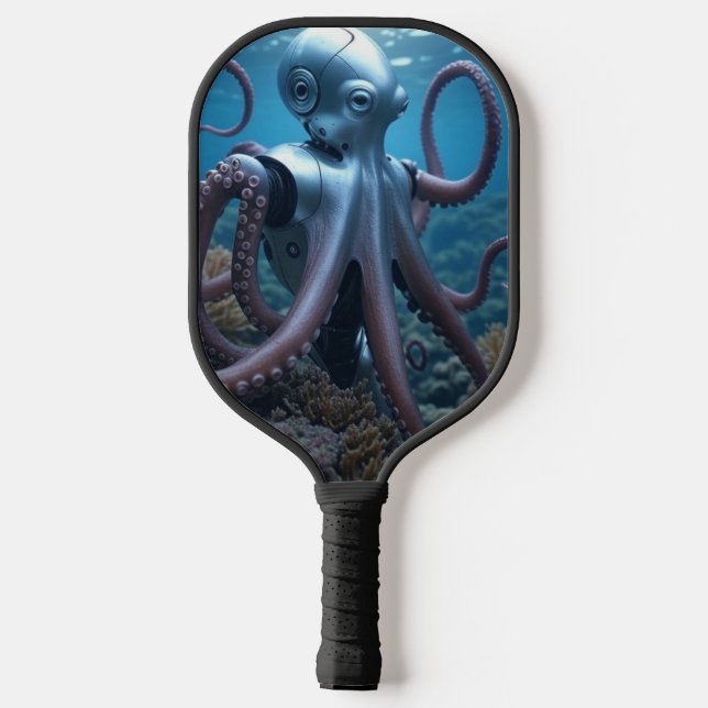 Cyber-Octopus-Paddel Pickleball Schläger (Rückseite)