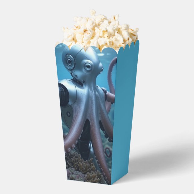 Cyber Octopus Popcorn Boxen Geschenkschachtel (Geplatzt)