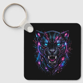 Cyber Panther Schlüsselanhänger