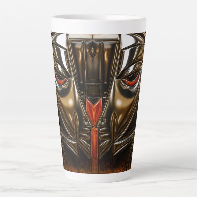 Cyber Relic Metal Art Milchtasse (Vorderseite)