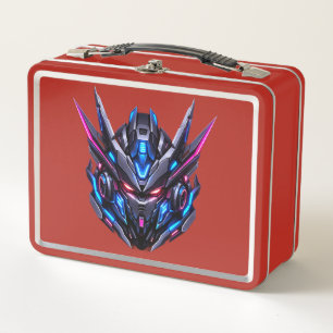 Cyber-Roboter-Lunchbox Metall Brotdose
