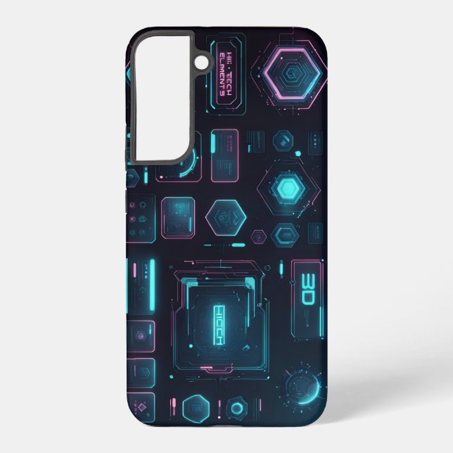 Cyber Samsung Galaxy Hülle (Rückseite)