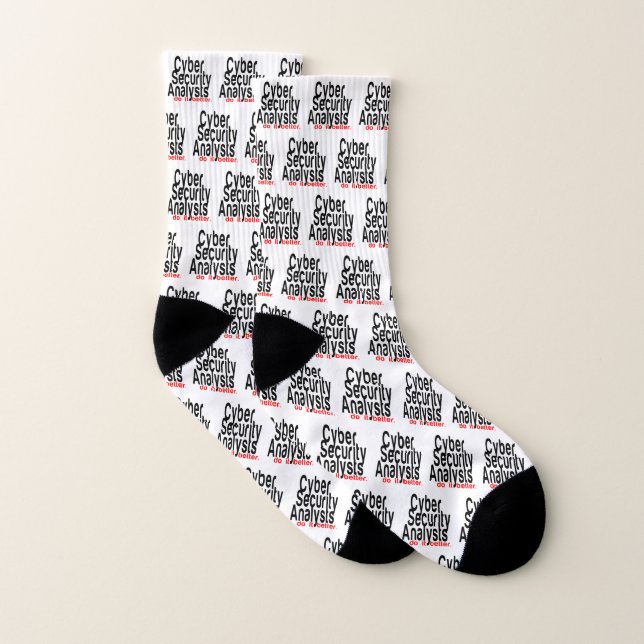 Cyber Security Analysts Do It Better Socken (Paar)