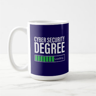 Cyber Security Degree Loading, specialist Kaffeetasse
