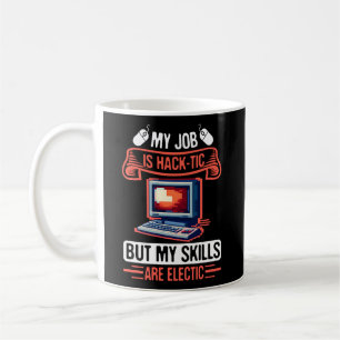Cyber Security Hacker und Cyber Security Professio Kaffeetasse