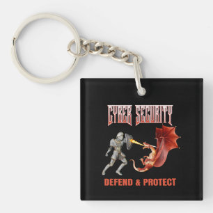 Cyber Security Knight - Perfekter Schutz Schlüsselanhänger